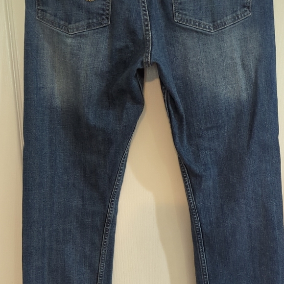 Wrangler BlueStraight Fit EUC 32x30 Straight-Leg Jeans Classic Stretch Denim - Picture 12 of 16